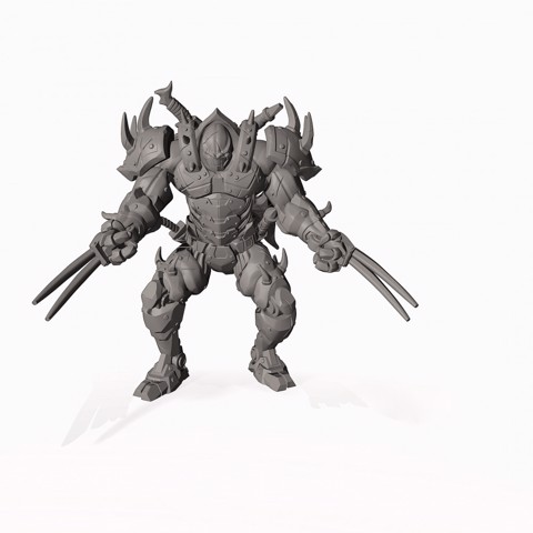 Image of Warforged Fighter - Professionally pre-supported!
