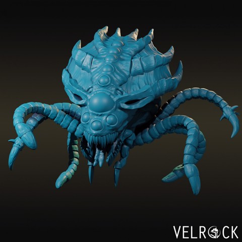 Image of Armored Tentacled Brain Monster