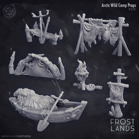 Image of Arctic Wild Camp Props (Pre-Supported)