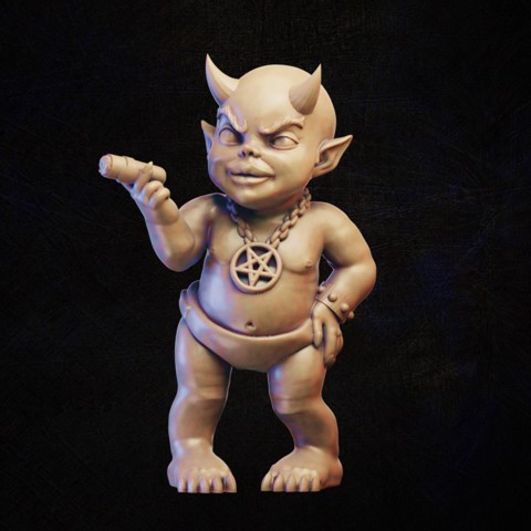 Image of devil baby