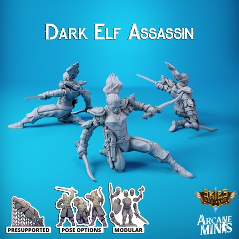 Image of Dark Elf Assassin - Artificer Guilds