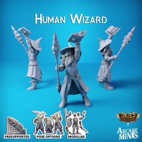 Image of Human Wizard - Artificer Guilds