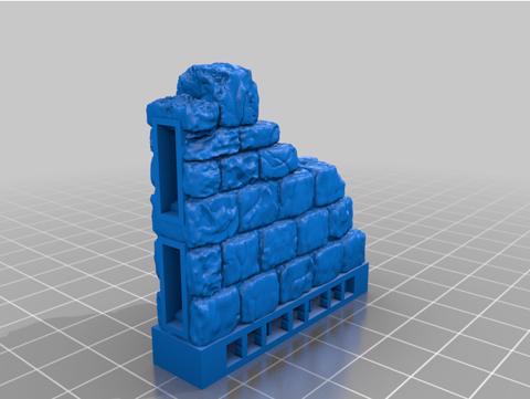 Image of OpenForge 2.0 Separate Wall Dungeon Stone Ruined Primary Walls