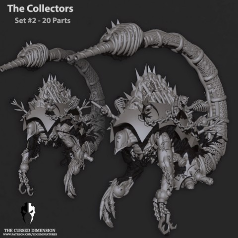 Image of The Collector Set #2, 20 Poseable Parts