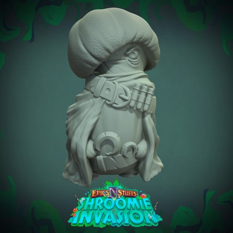 Image of Shroomie Thief Miniature - pre-supported