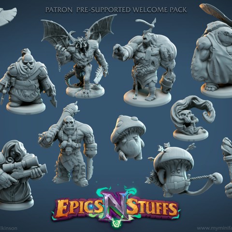 Image of Epics 'N' Stuffs Welcome Pack - pre-supported