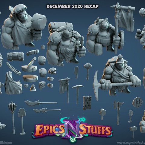Image of Epics 'N' Stuffs December 2020 Releases - pre-supported