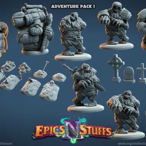 Image of Epics 'N' Stuffs Adventure Pack 01 - pre-supported