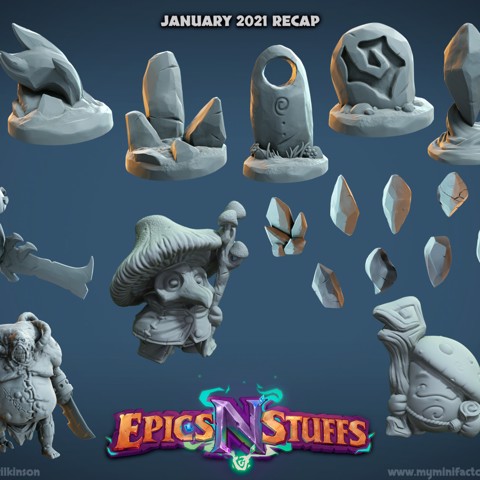 Image of Epics 'N' Stuffs January 2021 Releases - pre-supported