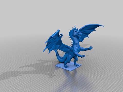 Image of To-Scale Ancient Red Dragon