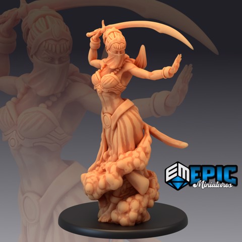 Image of Dao Saber / Earth Elemental Genie / Oriental Female Djinn