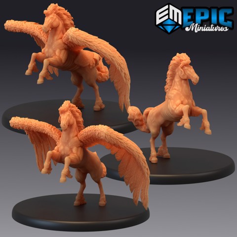 Image of Pegasus Mount / Epic Winged Horse / Flying Steed