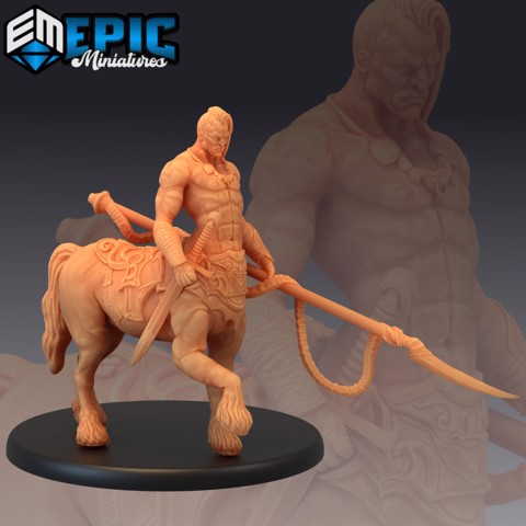 Image of Centaur Spear / Horse Human Hybrid / Classic Monster