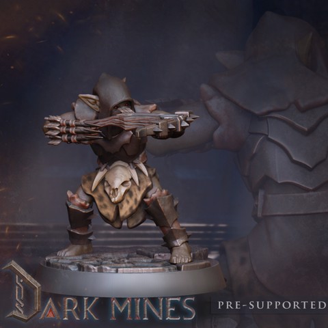 Image of Goblin with Crossbow Tabletop Miniature