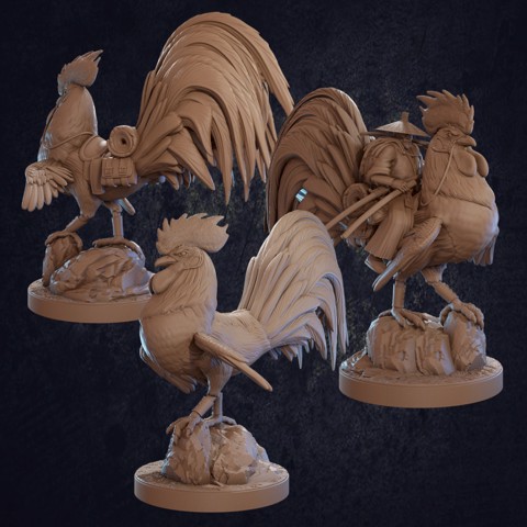 Image of Choto and Hattori Rooster Mount - Presupported