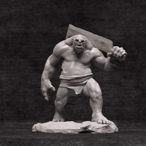 Image of Orc Berserker - Pre-supported