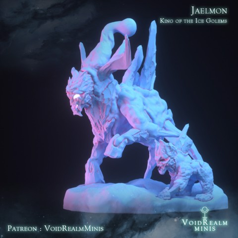 Image of Jaelmon - King of the Ice Golems