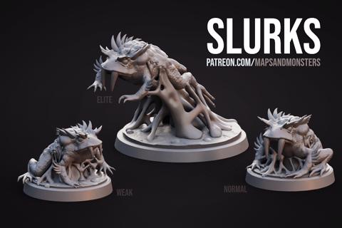 Image of Slurks - 3D Printable Miniatures