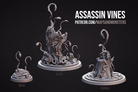 Image of Assassin Vines - 3D Printable Miniatures