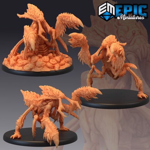 Image of Ankheg Set / Forest Monster / Underground Insect / Digging Creature Collection