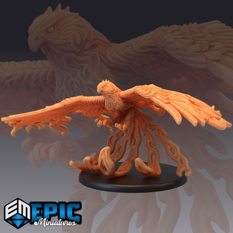 Image of Phoenix / Vermillion Bird of the South / Elder Fire Elemental