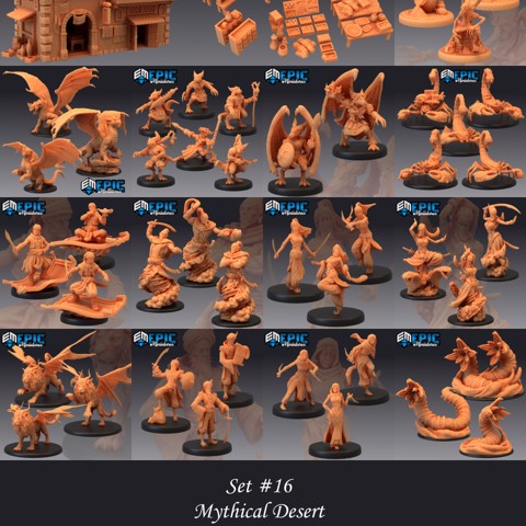 Image of Mythical Desert Set / Oriental Encounter / Arabian Nights Collection