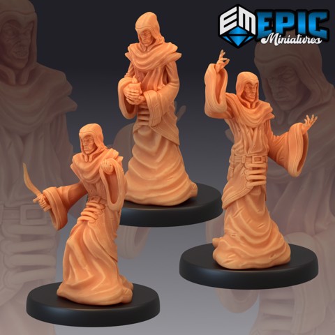 Image of Yellow Cultist Set / Evil Priest Collection