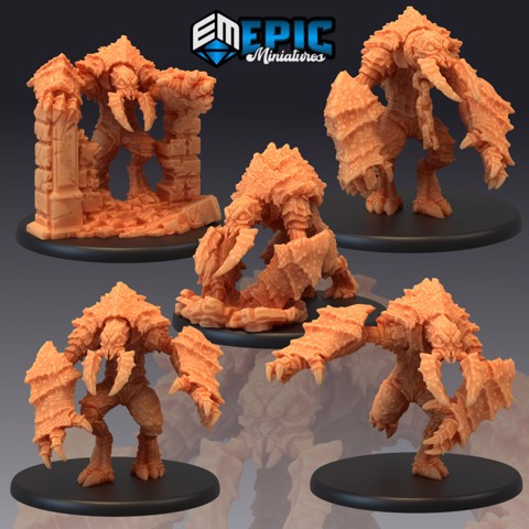 Image of Insect Hulk Set / Cave Brute Creature / Classic Dungeon Encounter Collection
