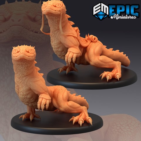 Image of Desert Lizard Set / Sand Reptile Collection