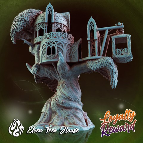 Image of Elven Tree House - FDM Version, Supported