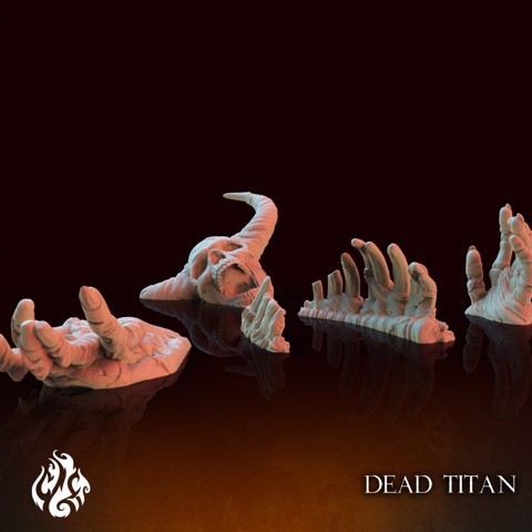 Image of Dead Demon Titan Remains