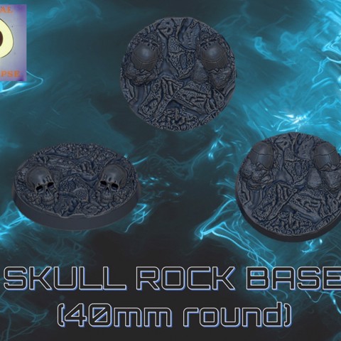 Image of Skull Rock Base (40mm round)