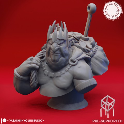 Image of Grinkle the Goblin King - Bust (Pre-Supported)
