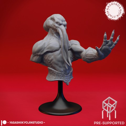 Image of Cthulhid - Bust (Pre-Supported)