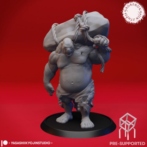 Image of Ogre - Tabletop Miniature (Pre-Supported)