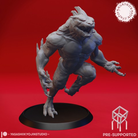Image of Troglodyte - Tabletop Miniature (Pre-Supported)