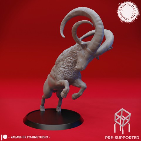 Image of Giant Goat - Tabletop Miniature (Pre-Supported)