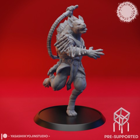 Image of Gnoll - Tabletop Miniature (Pre-Supported)