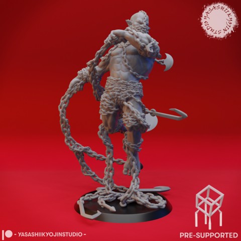 Image of Chain Devil - Tabletop Miniature (Pre-Supported)