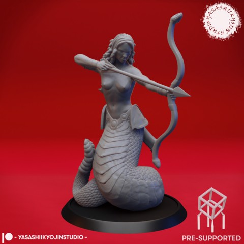 Image of Medusa - Tabletop Miniature (Pre-Supported)