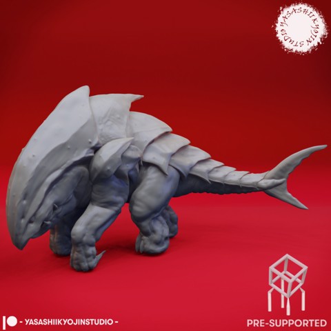 Image of Bulette - Tabletop Miniature (Pre-Supported)