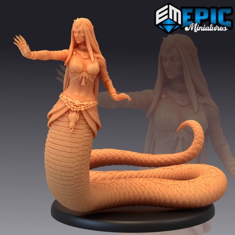 Image of Lamia Magic / Snake Woman / Girl Reptile Hybrid / Swamp Encounter