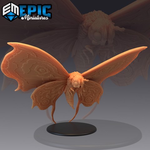 Image of Giant Moth Titan / Huge Insect Kaiju / Butterfly Third Stage