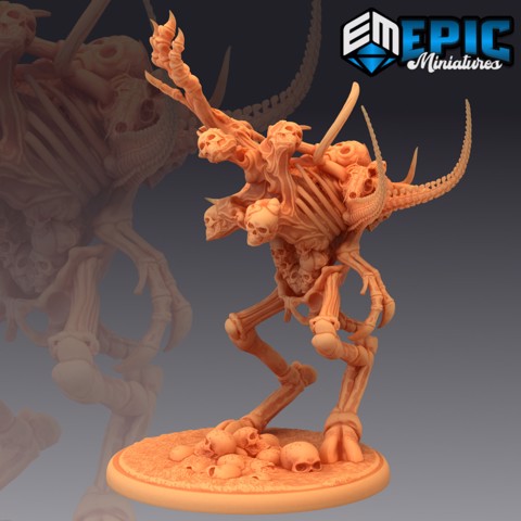 Image of Bone Golem Magic / Undead Animal Bone Construct / Skull Zombie