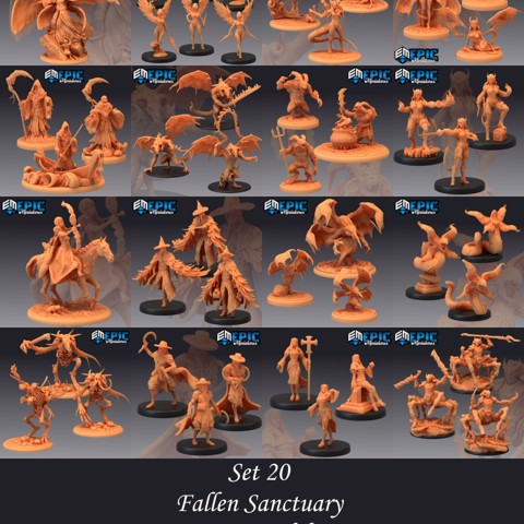 Image of Fallen Sanctuary Set / Devil & Demon Encounter / Hell & Abyss Collection