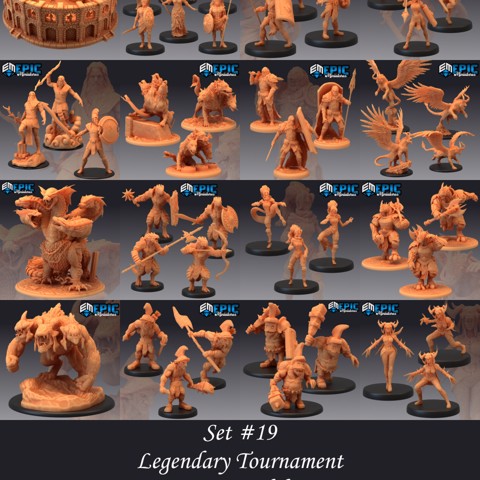 Image of Legendary Tournament Set / Colosseum Encounters / Greek Mythology Collection