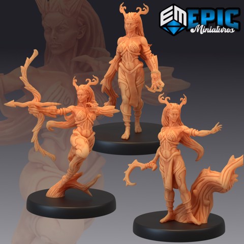 Image of Dryad Set / Female Tree Spirit / Forest Encounter Collection