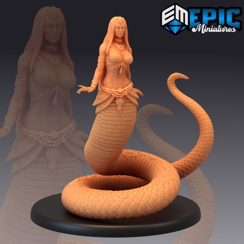 Image of Lamia / Snake Woman / Girl Reptile Hybrid / Swamp Encounter