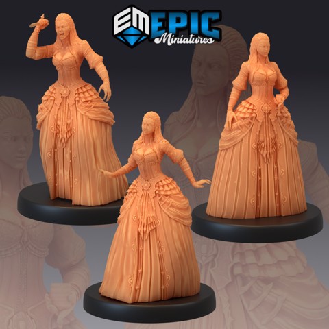 Image of Vampire Lady Set / Victorian Female Undead Collection