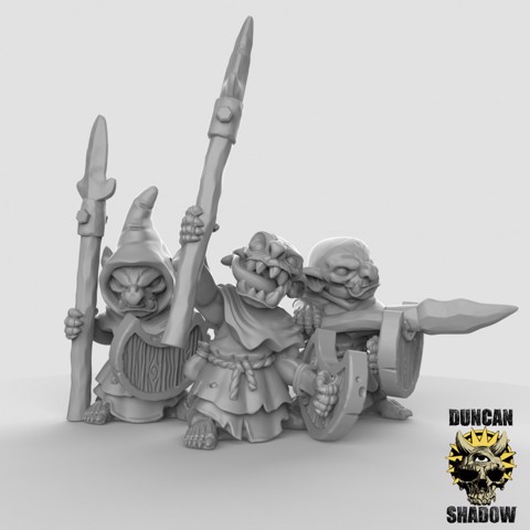 Image of Goblins with Spears (pre supported)